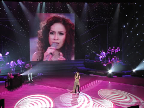 Mỹ Tâm trong live show Melodies of Time